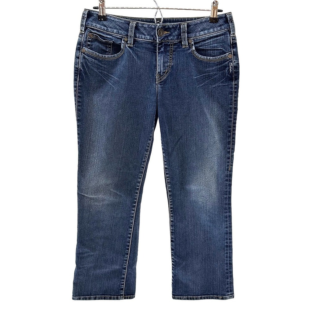 SILVER JEANS Women's Suki Bootcut Low Rise Jeans • 30 • blue medium wash